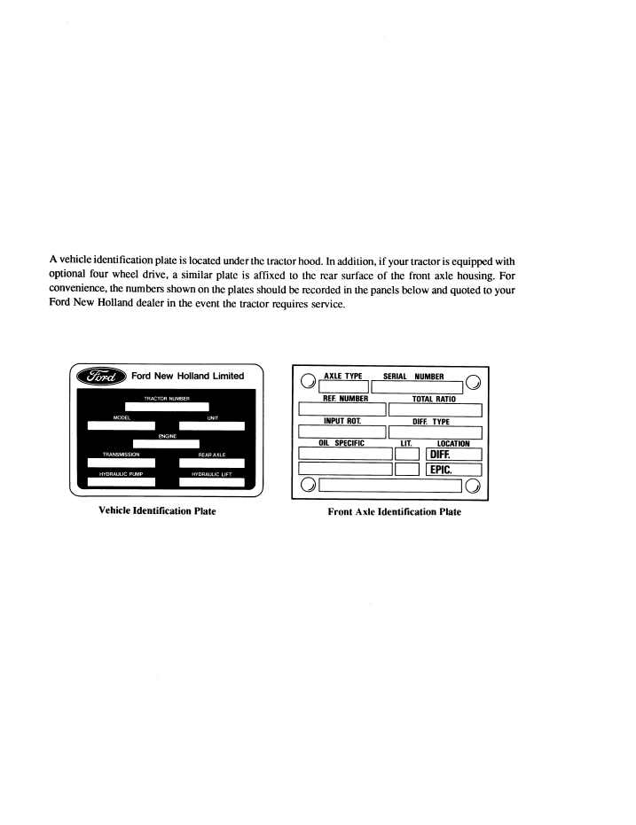 Ford 3230, 3430, 3930, 4630, 4830 Operator Manual 42323050 PDF