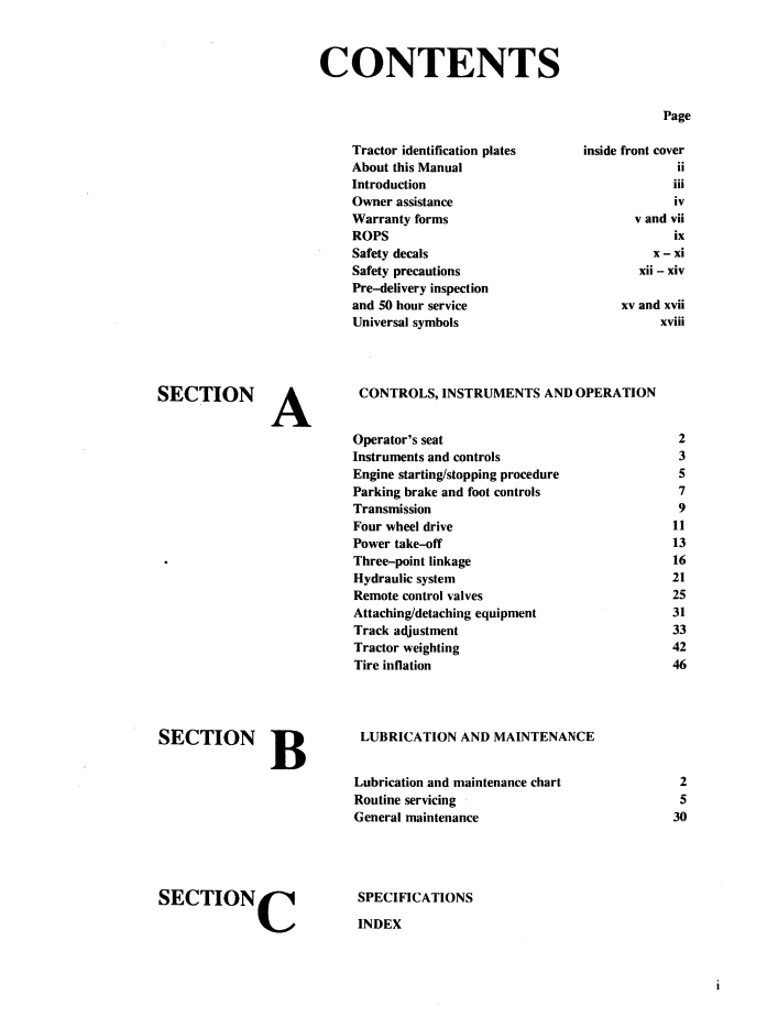 Ford 3230 3430 3930 4630 5030 Tractor Manual 42323051 PDF