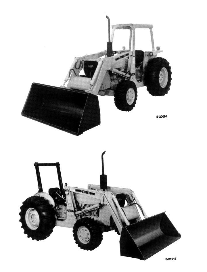 Ford 445A 545A Industrial Tractor 745 Loader Operator Manual 42044530