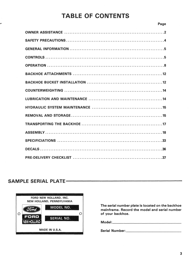 Ford 445 445A 545 545A Series 76A Backhoe Manual PDF 42076410