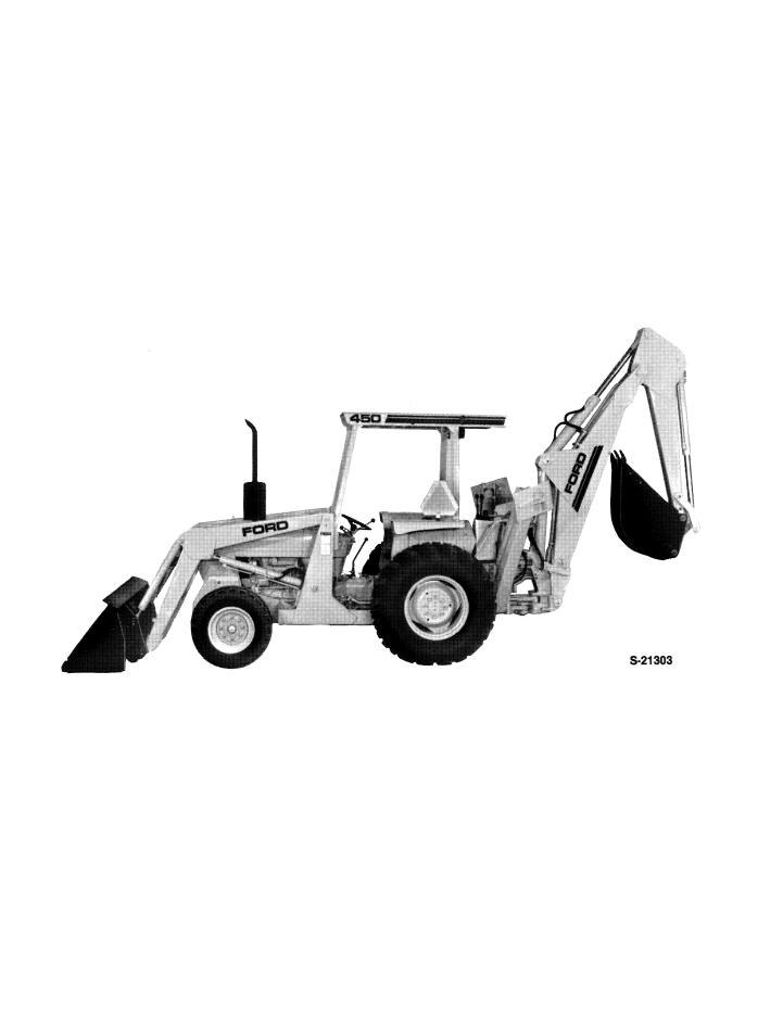 Ford 450 Tractor Loader Backhoe Operator Manual PDF 42045010