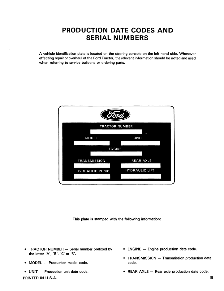 Ford 455 Tractor Loader Backhoe Technical Repair Manual 40045510 PDF