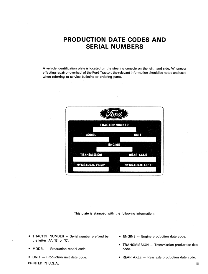 Ford 555A 555B 655A Tractor Loader Backhoe Workshop Manual 40055540 PDF