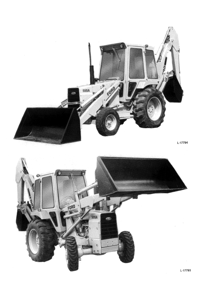 Ford 555A Tractor Loader Backhoe Operator Manual 42005511 PDF