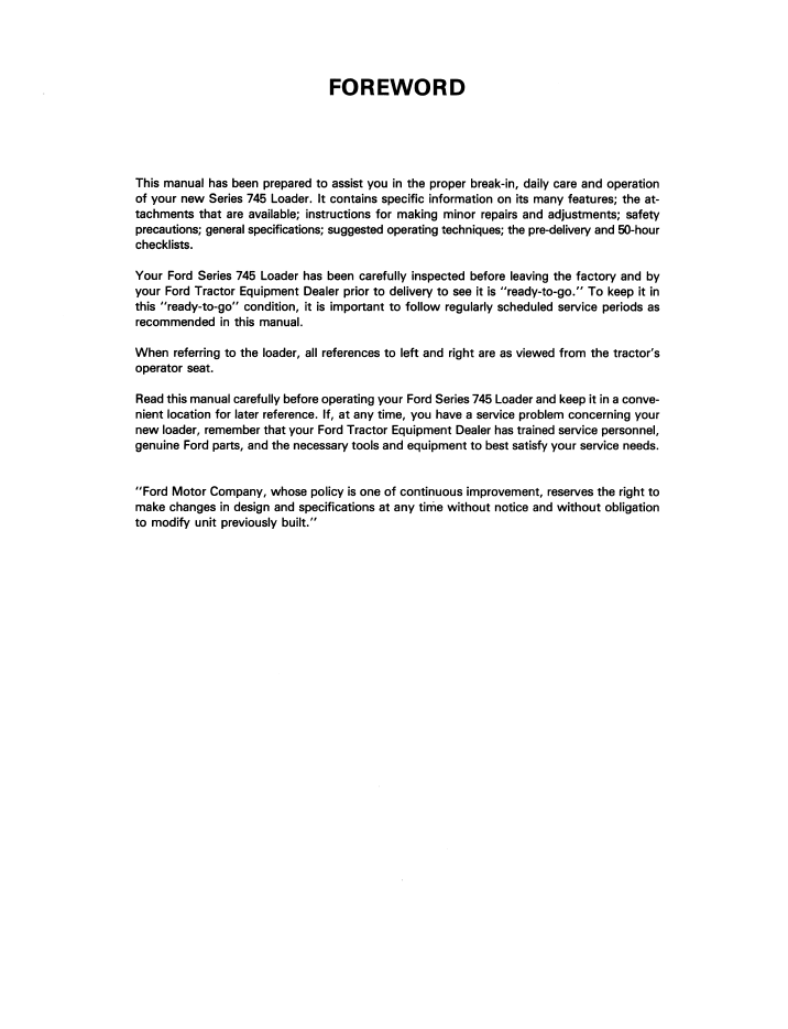 Ford 745 Loader Manual PDF 42074514