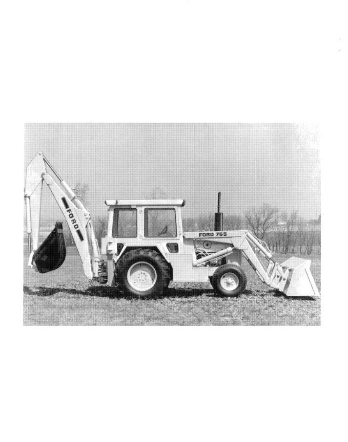 Ford 755 Loader Backhoe Operator Manual PDF 42075510