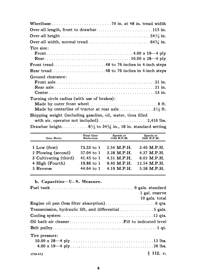 Ford 9N 2N 8N Tractor Maintenance Service Manual 40000230