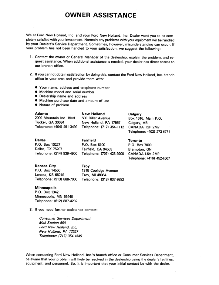 Ford CL 55 CL 65 Compact Loader Operator Manual 42005521 PDF