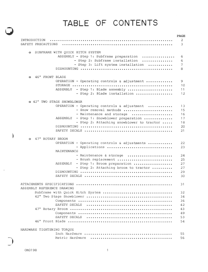 Ford GT Tractor Front Attachment Operator Manual 42641080 PDF