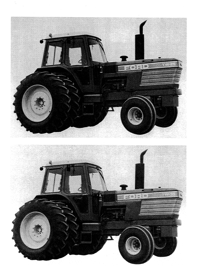 Ford TW-25 & TW-35 Tractor Operating Instructions Manual PDF 42002520