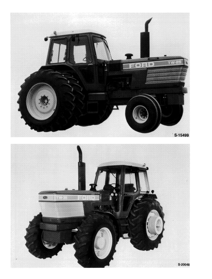 Ford TW-25 & TW-35 Tractor Operating Instructions Manual PDF 42002521