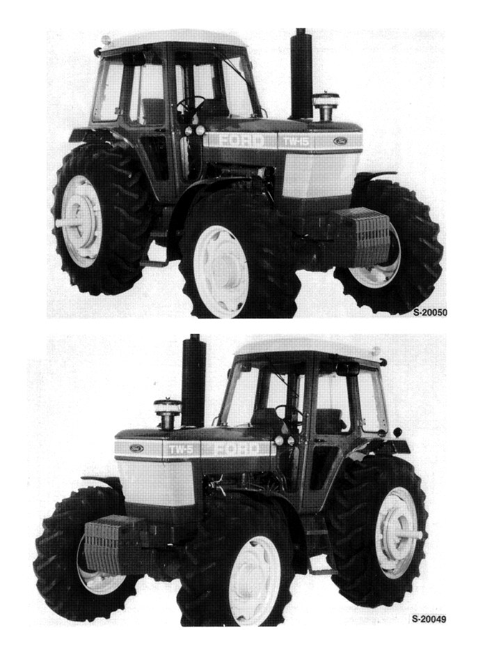 Ford TW-5 & TW-15 Tractor Operating Instructions Manual PDF 42001520