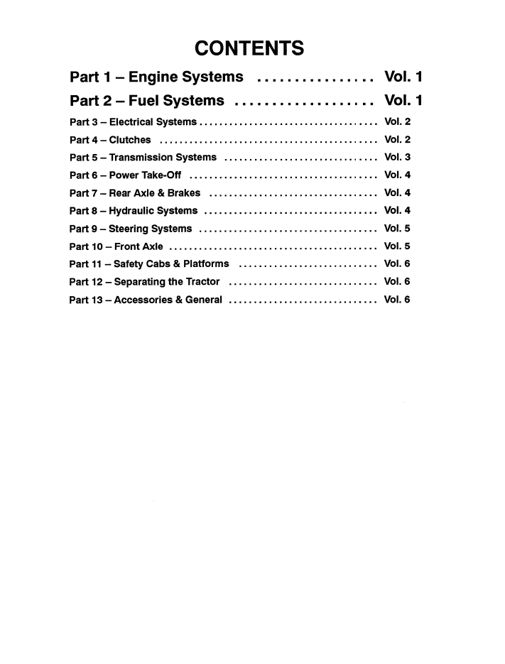 Ford TW5 TW15 TW25 TW35 Tractor Service Manual 40000580 PDF