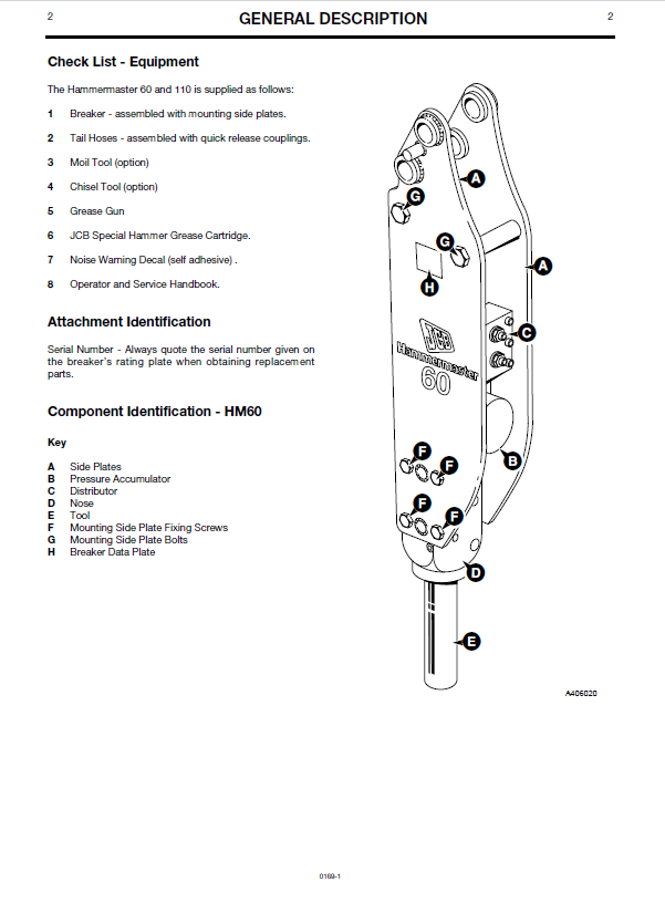 Free Access: JCB Hammermaster 60 & 110 User Guide