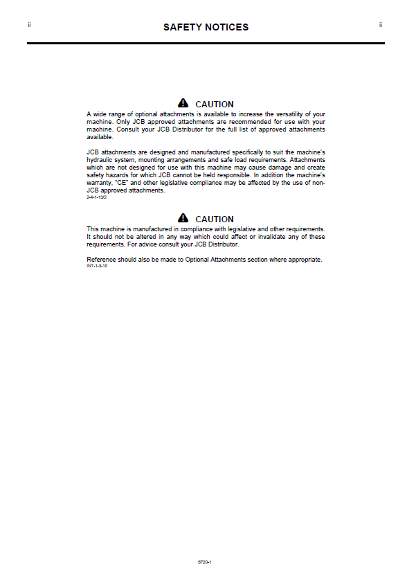 Free JCB JS70 Operator Handbook PDF Guide