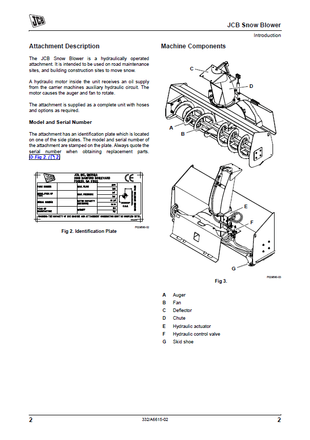Free PDF Guide: JCB Snow Blower Operation & Maintenance
