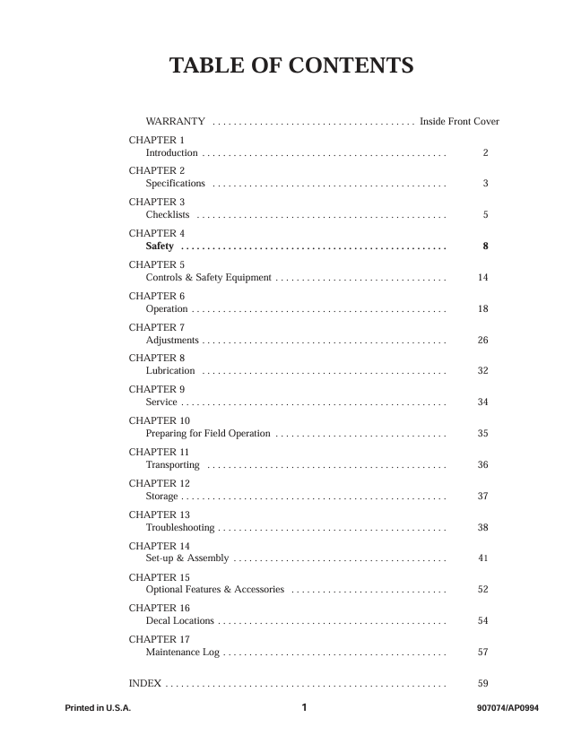 GEHL 175, 250, 325 & 425 Manure Spreader Owners Operator Manual