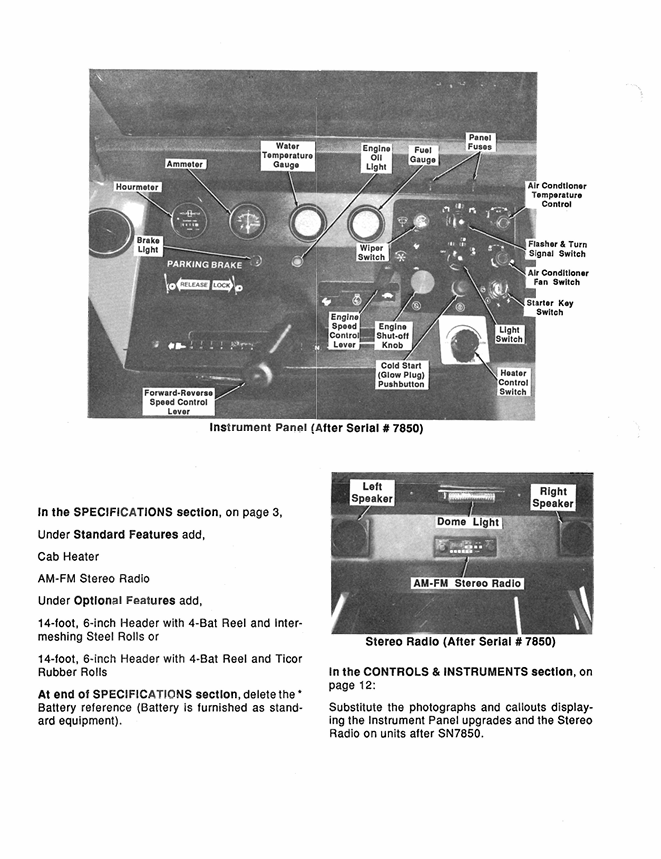 GEHL 2650 Self-Propelled Mower Conditioner Manual PDF Download