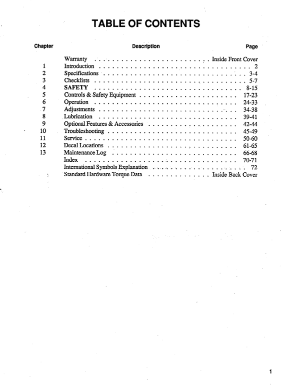 GEHL 4610/4615 Skid Loader Owner's Manual 904590 PDF