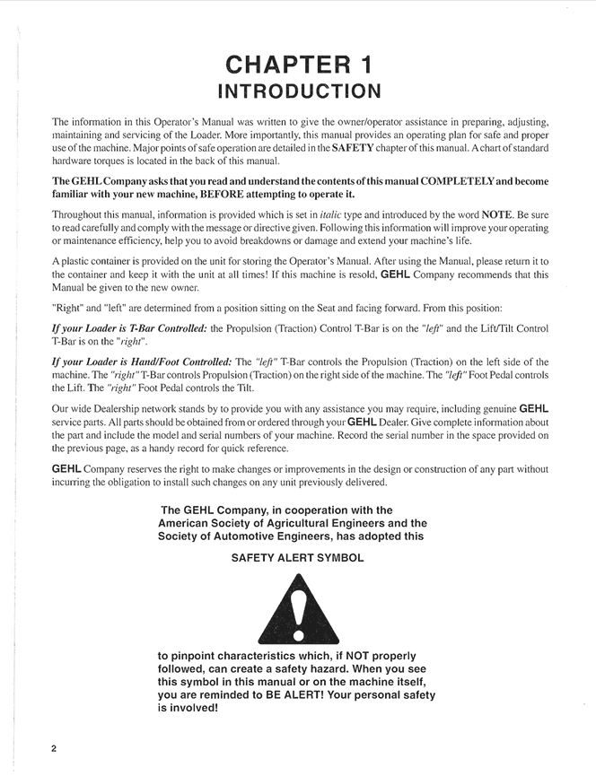 GEHL 5625 Loader Operator Manual PDF – Instant Download 907248