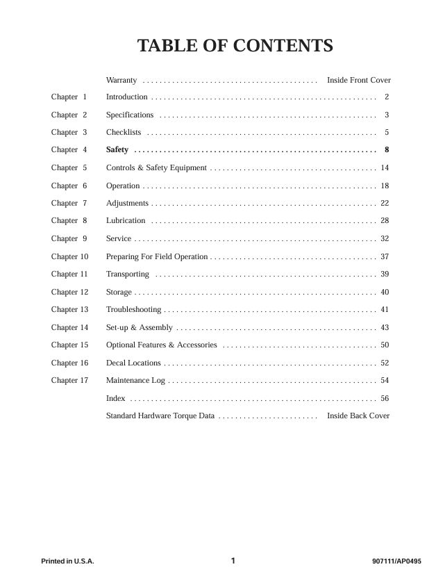 GEHL 7200 Flail Chopper Owners & Operator Manual 907111 PDF