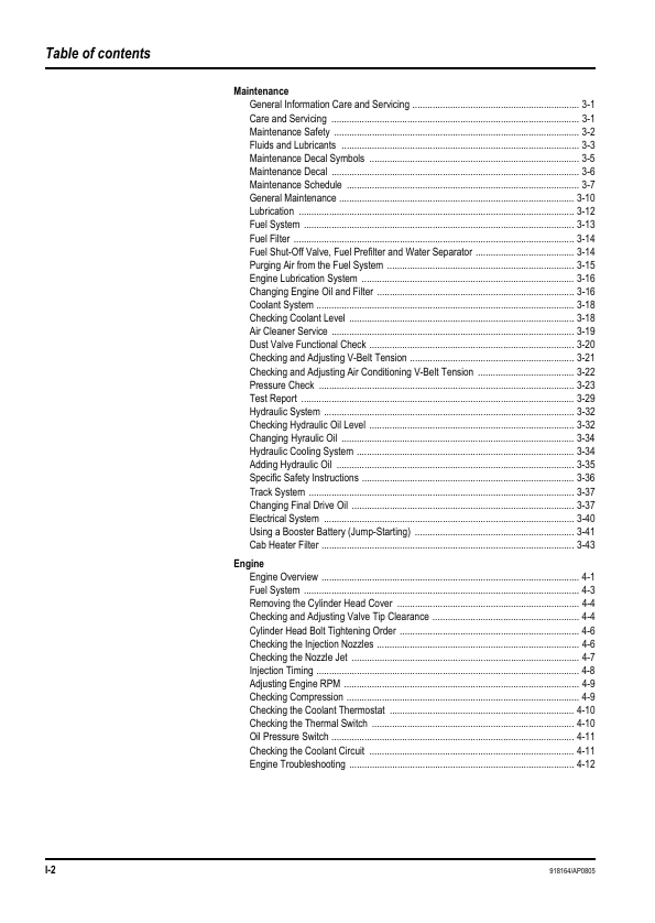 GEHL 753Z Compact Excavator Repair & Maintenance Manual 918164