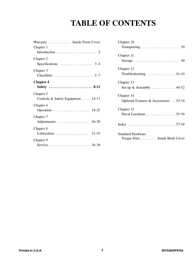 GEHL 907540 Manure Spreader Operator Manual Download PDF