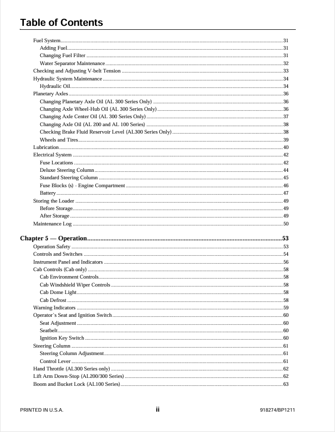 GEHL AL140 AL240 AL340 Workshop & Service Manual PDF Download