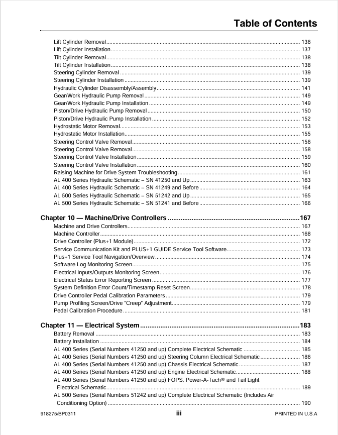 GEHL AL 440, AL 540 Articulated Loader Repair Manual PDF 918275