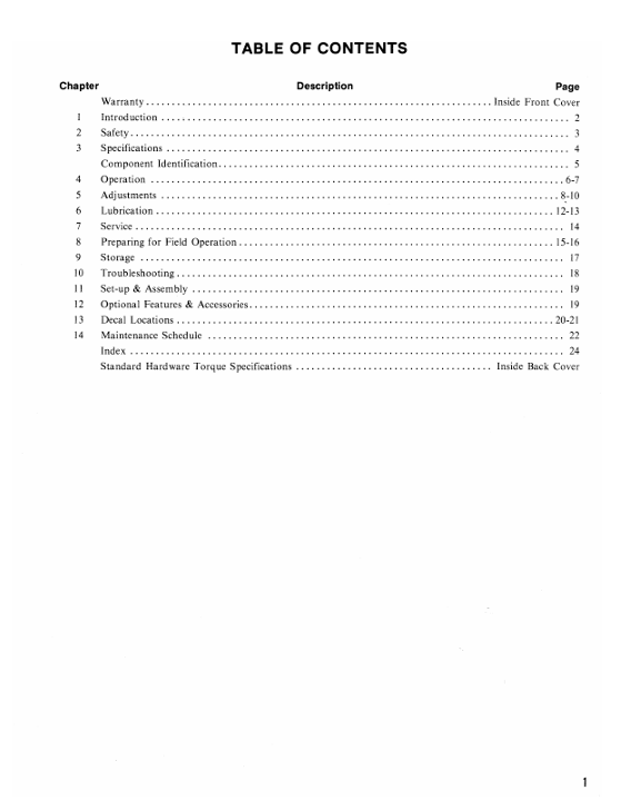 GEHL CA670 Crop Attachment Operator's Manual 902566 – Instant PDF Access