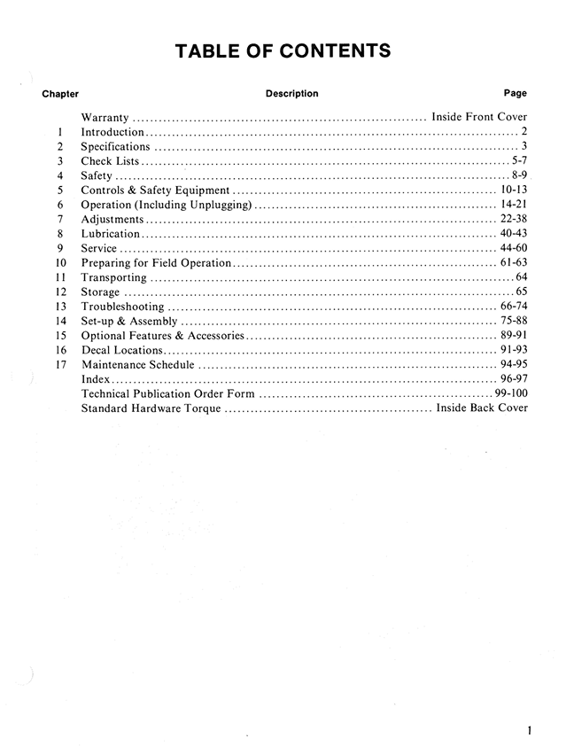 GEHL CB1060 Operator Manual 903600 Forage Harvester PDF