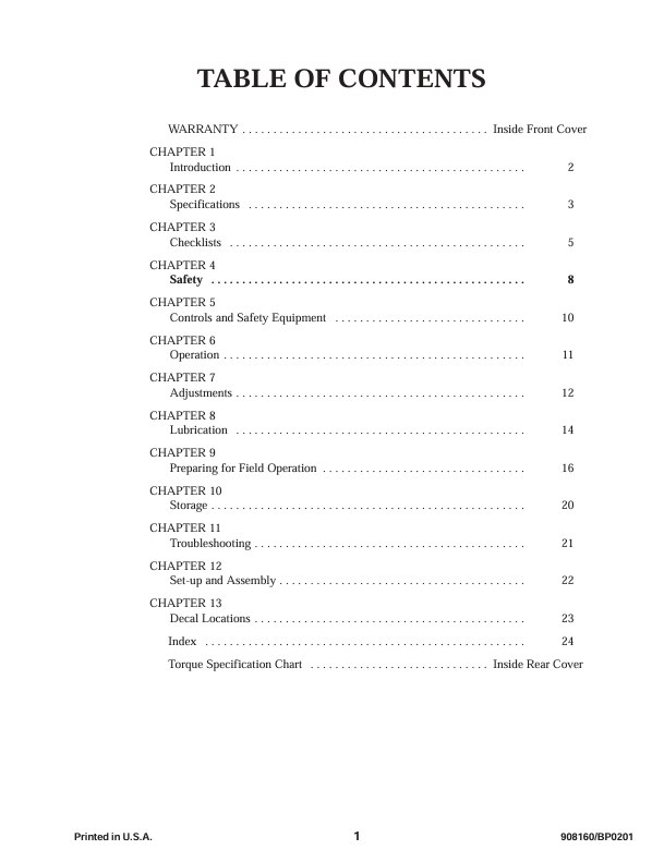 GEHL CP1005 CP1205 Crop Processor Owners Operator Manual PDF