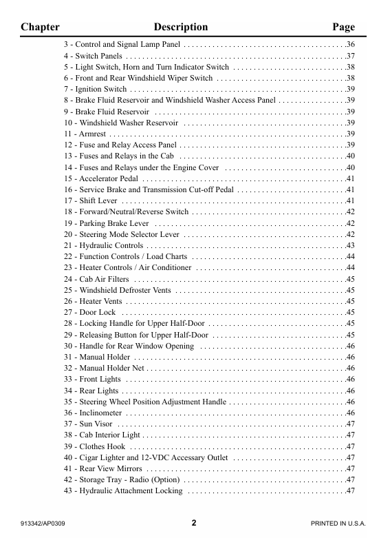 GEHL CT6-18 Operator Manual – Turbo Telehandler PDF (913342)