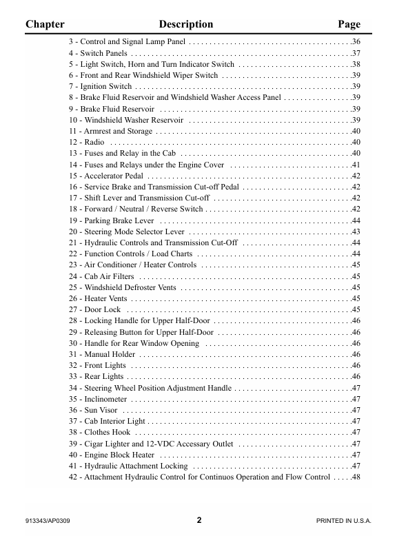GEHL CT7-23 Turbo Operator Manual – PDF Download (913343)