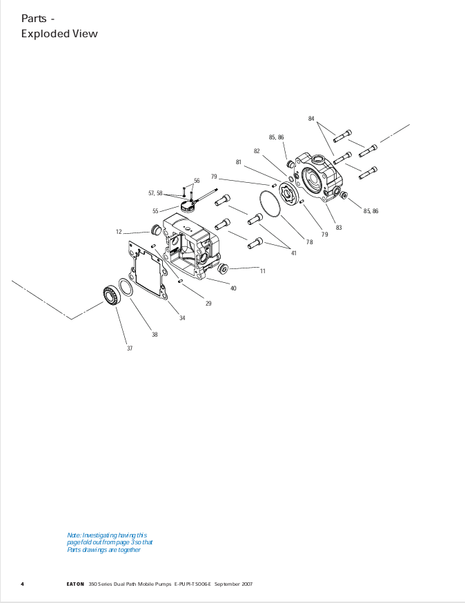 GEHL Eaton 350 Series Maintenance & Troubleshooting Manual