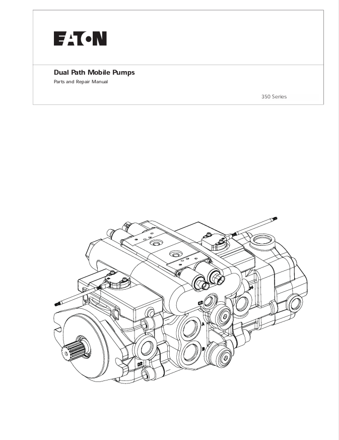 GEHL Eaton 350 Series Repair Manual 50940040 PDF