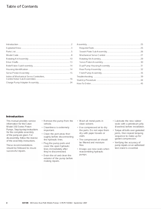 GEHL Eaton 350 Series Service & Repair Manual PDF