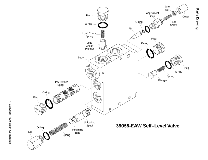 GEHL Eaton 39055-EAW Self Level Valve Repair Manual 915093