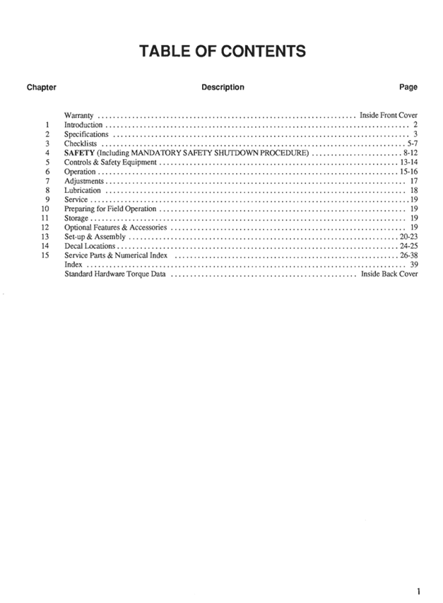 GEHL L22 Manure Loader Service, Operator and Parts Manual PDF