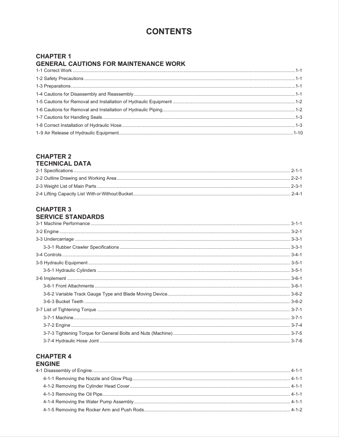 GEHL M08, 80M Compact Excavator Repair & Workshop Manual 50940518