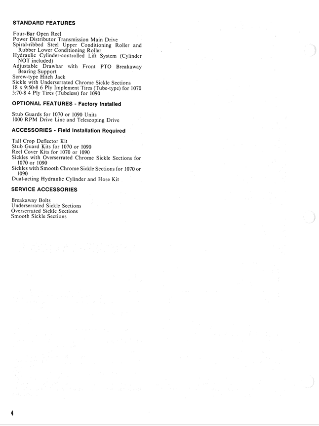 GEHL MC1070 MC1090 Farm Equipment Operator Manual 902359 Download