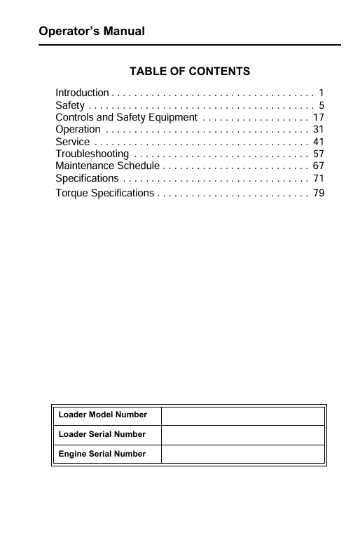 GEHL R134 Loader Operator's Manual 50111947 – Complete PDF Guide