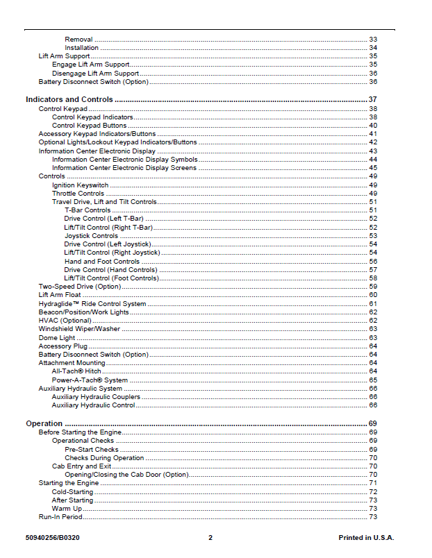 GEHL R135/R150/R165 Mustang 1350R-1650R Service Manual PDF Download