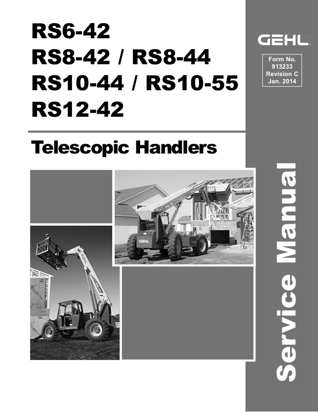 GEHL RS6-42 to RS12-42 Telescopic Handler Service Manual 913233