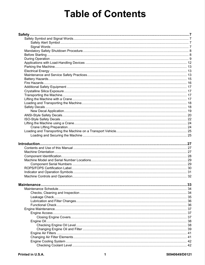GEHL RT185 RT215 RT255 Service Manual 50940649 PDF