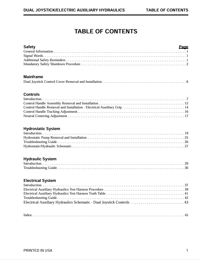GEHL SL4640E–SL6640E & Mustang 2076/2086 Repair Manual