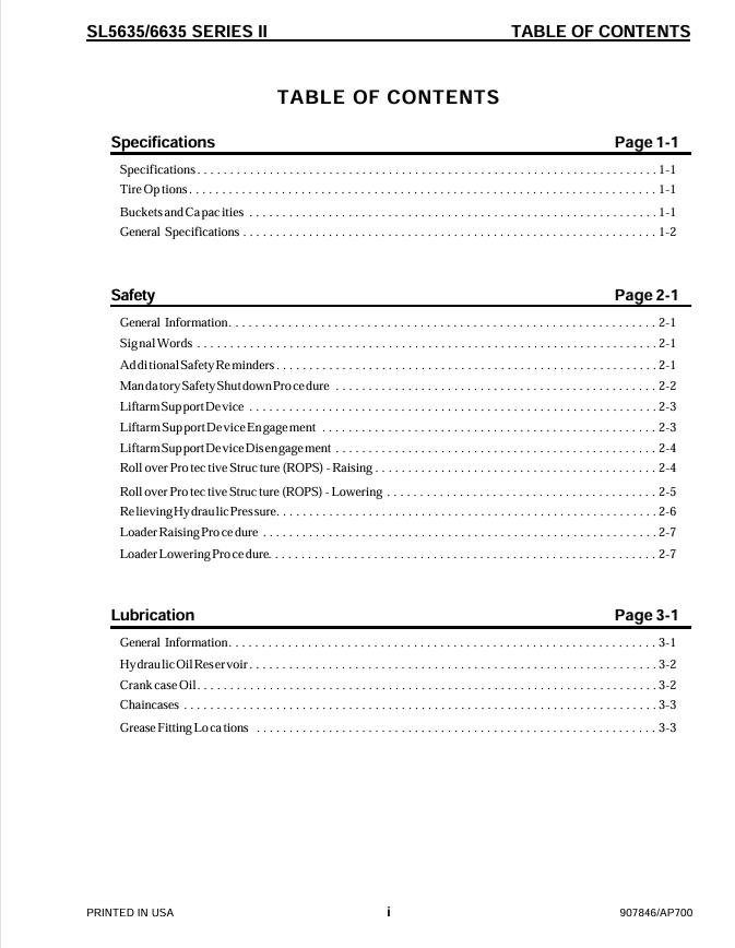 GEHL SL5635 SL6635 Series II Repair & Service Manual PDF