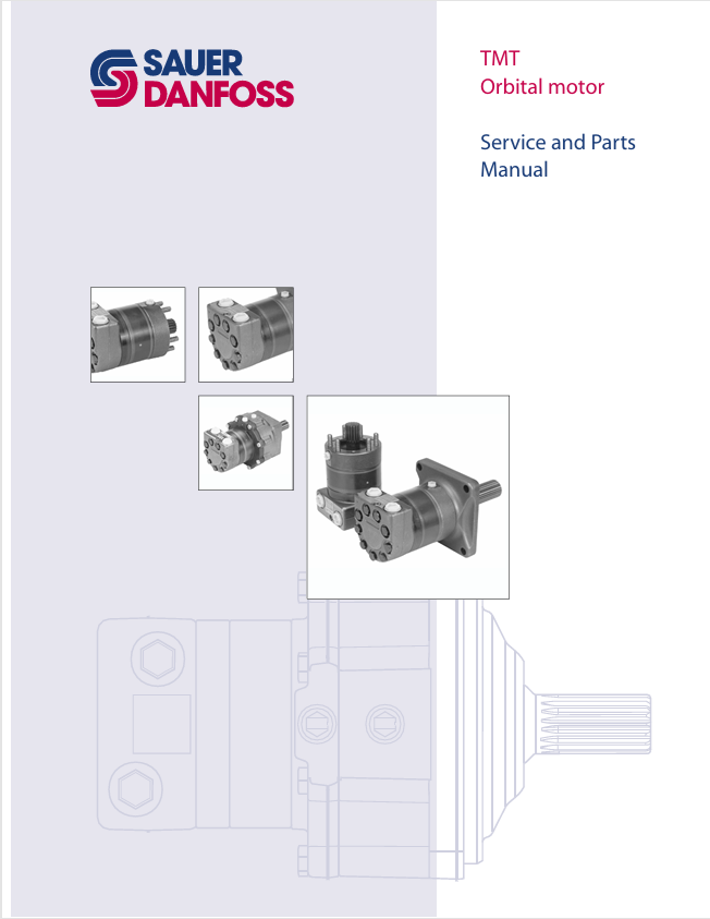 GEHL Sauer Danfoss TMT Orbital Motor Service & Parts Manual 915183