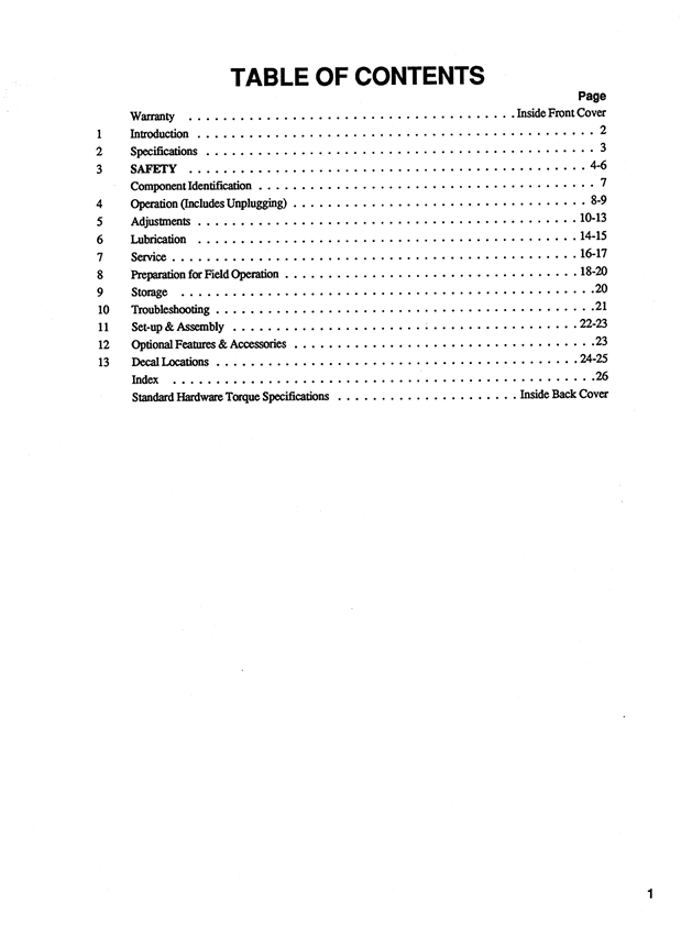 GEHL TR3038 Operator Manual 904864 Two Row Crop Attachment PDF