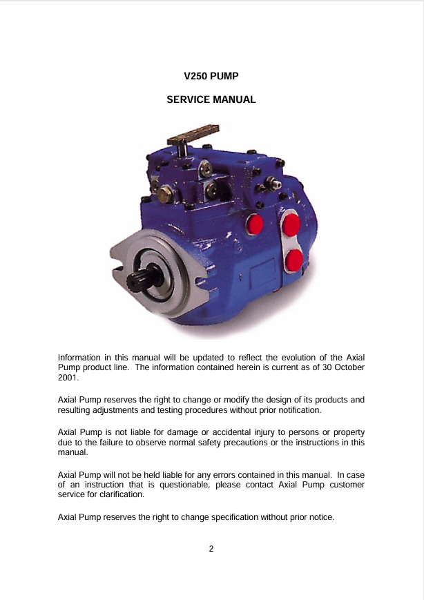 GEHL V250 Repair Service Manual 918355 PDF